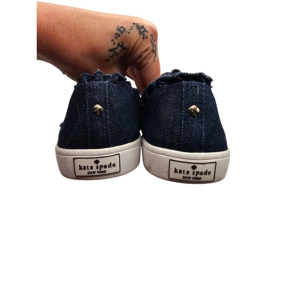 Kate Spade New York Louise Indigo Slip On Sneaker Shoes Women's Size US 10 - Picture 4 of 6